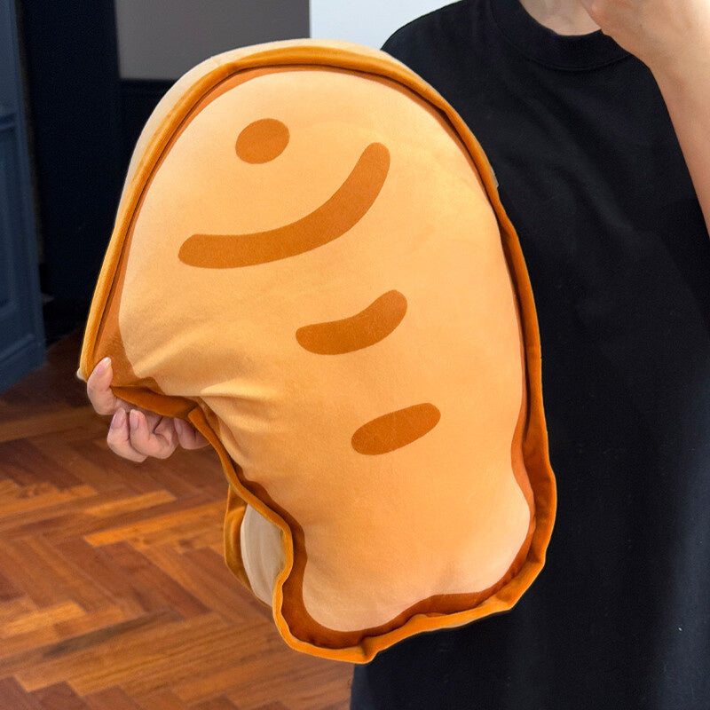 New Butter Fish Cake Pillow for Girls Sleeping on Bed Hugging Doll Plush Toy Cat Paw Cushion Super Soft Gift