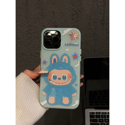 Compatible Apple 16 Pro Creative iPhone 15 Jelly Phone Case Cute Shockproof Huawei Ins Plush Matte 14