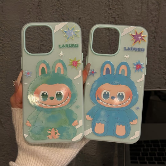 Compatible Apple 16 Pro Creative iPhone 15 Jelly Phone Case Cute Shockproof Huawei Ins Plush Matte 14