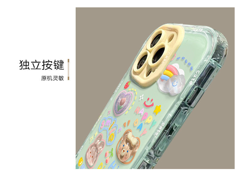 Cloud Doll Bracelet Compatible with Apple 16e Phone Case 13 Pro Max Cute Girls 15 Jelly 14 Stand 12